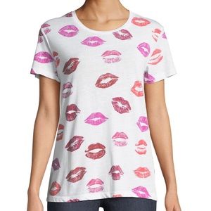 Chaser kisses shirt